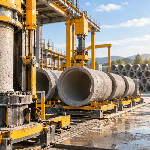 Beton Boru Üretim Aşamaları  
